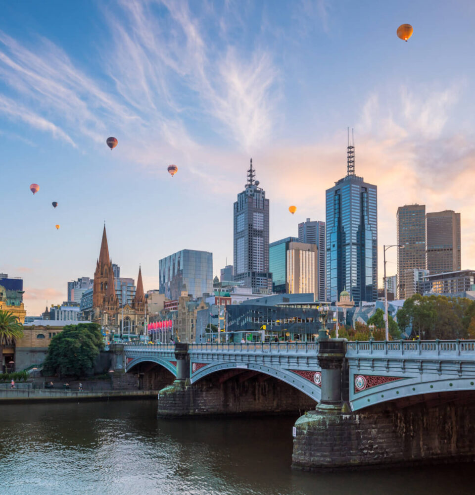 Melbourne City Skyline