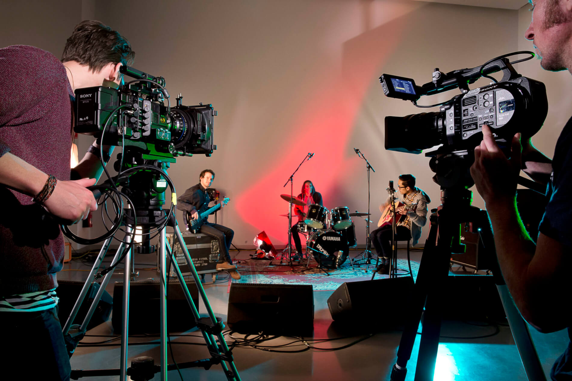 SAE Melbourne Audio and Film students