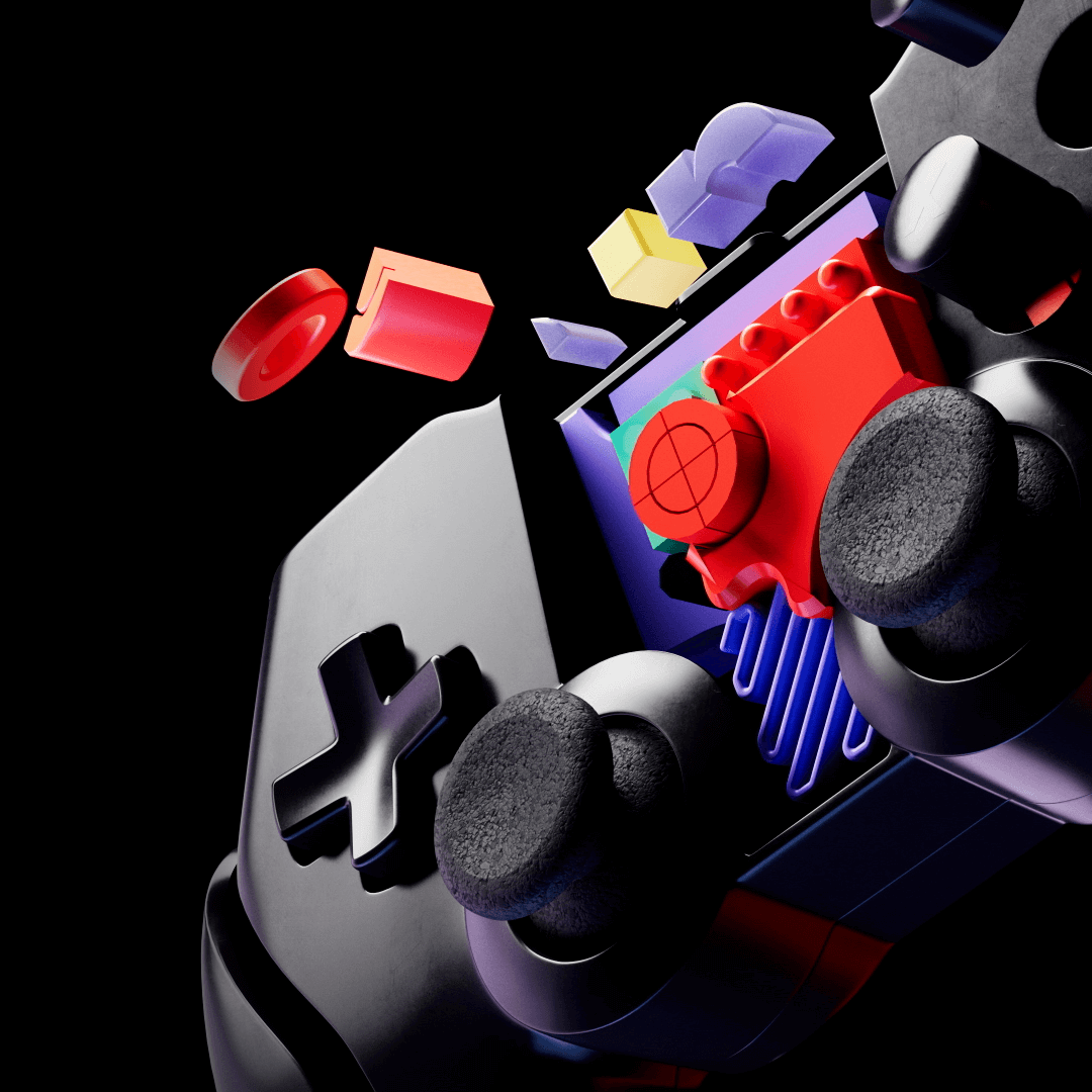 Close up of Game controller