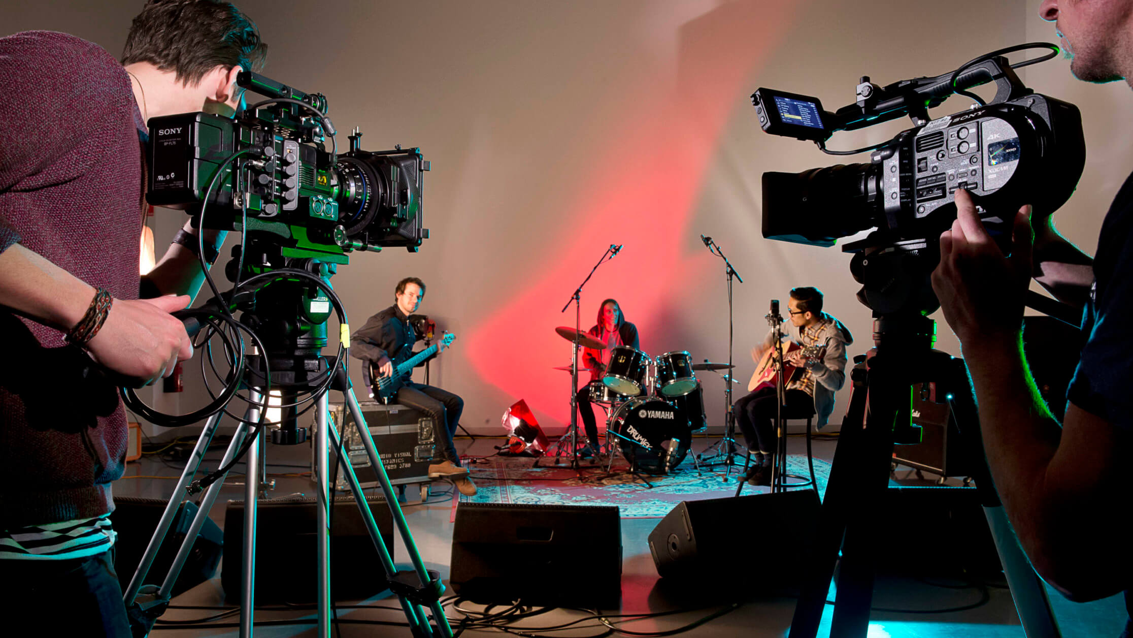 SAE Melbourne Audio and Film students