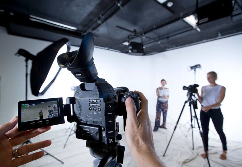 Film Students Filming. SAE Brisbane