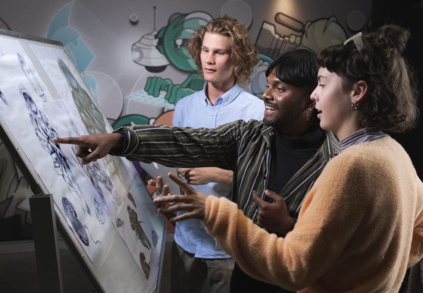 Games Students With Games Storyboard
