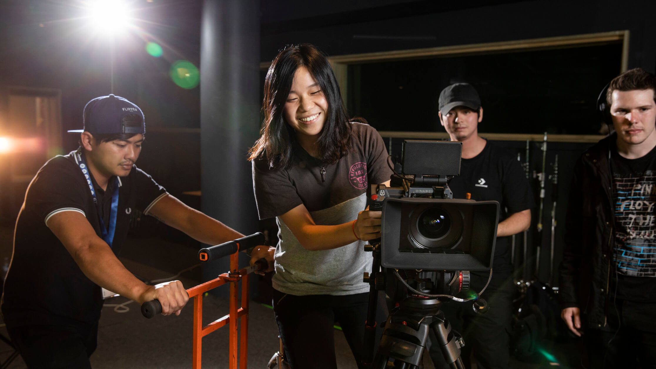Students Filming
