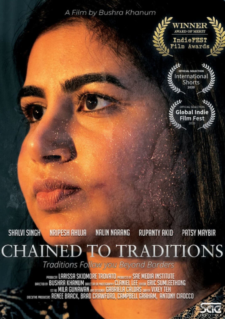 Movie Poster. Movie title Chained to Traditions