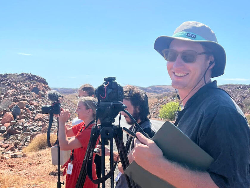 Film grad in the Pilbara