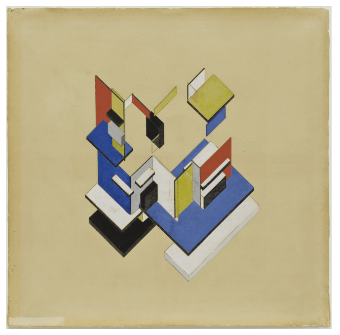 Theo Van Doesburg artwork courtesy of MOMA