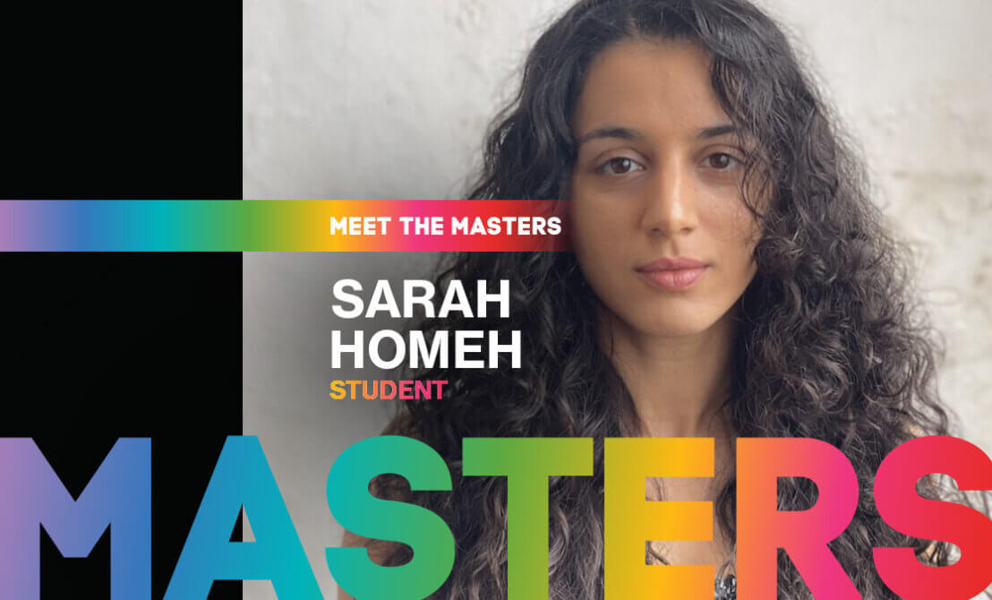 SAE graduate student. Postgraduate Sarah Homeh. Meet the Masters