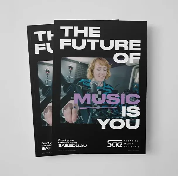 Cover image for SAE Music Career Kit. Text reads: The Future of Music is You