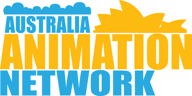 Text: Australia Animation Network