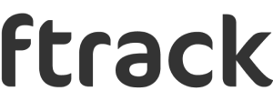 Ftrack logo - black and white