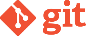 Git logo - red