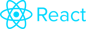 React logo - light blue