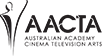 Australian Academy Cinema Television Arts logo - black text on white background