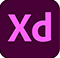 Adobe XD brand icon logo. Text reads: Xd