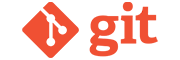 Git logo - red