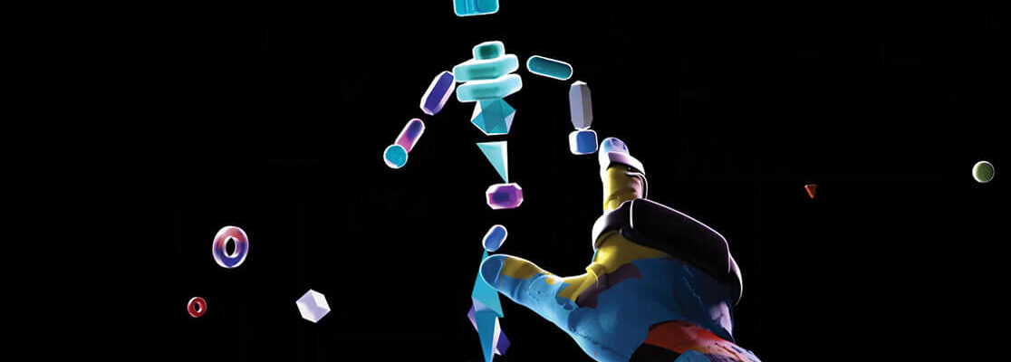 Digital illustration of a hand reaching out for something