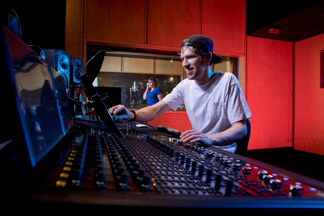 SAE Brisbane Audio desk