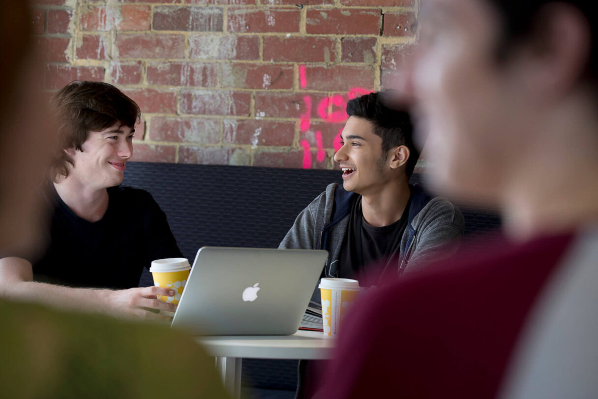 Perth Students Studying in Common Area