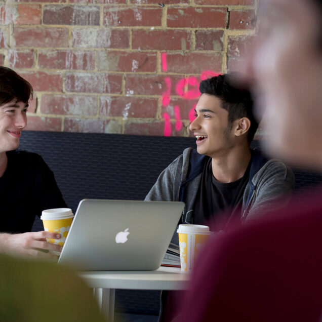 Perth Students Studying in Common Area